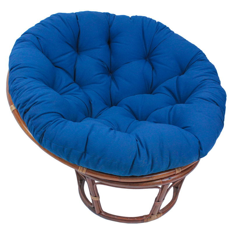 Coussin de méridienne pour l'intérieur, Bleu royal, L 44 po x P 44 po