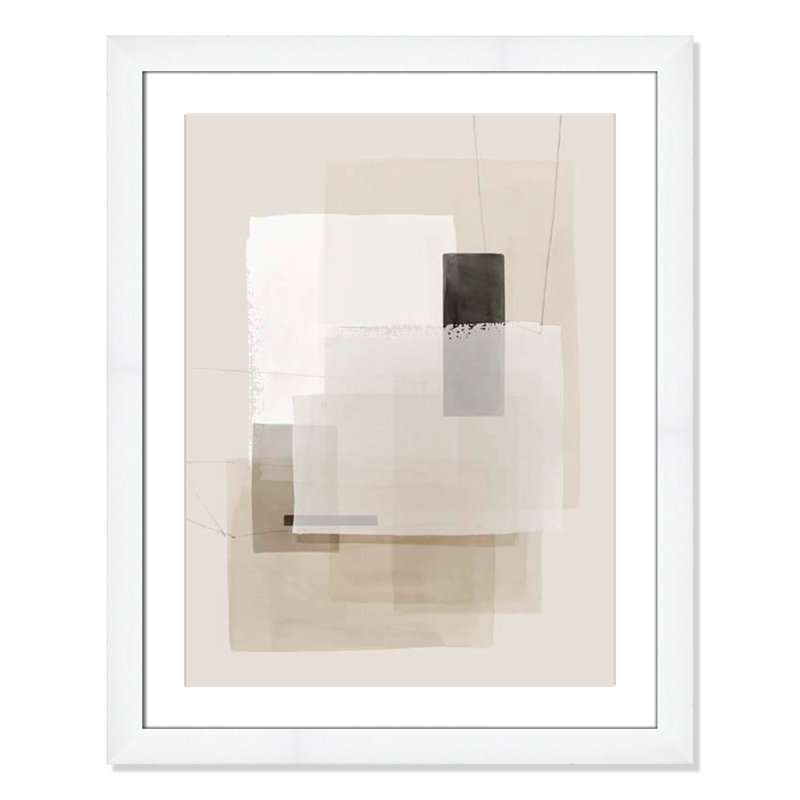 «Mystical Momentum Collection Mystical Momentum II» encadrée sur papier par Hazel J, reproduction, Cadre cubique blanc mat