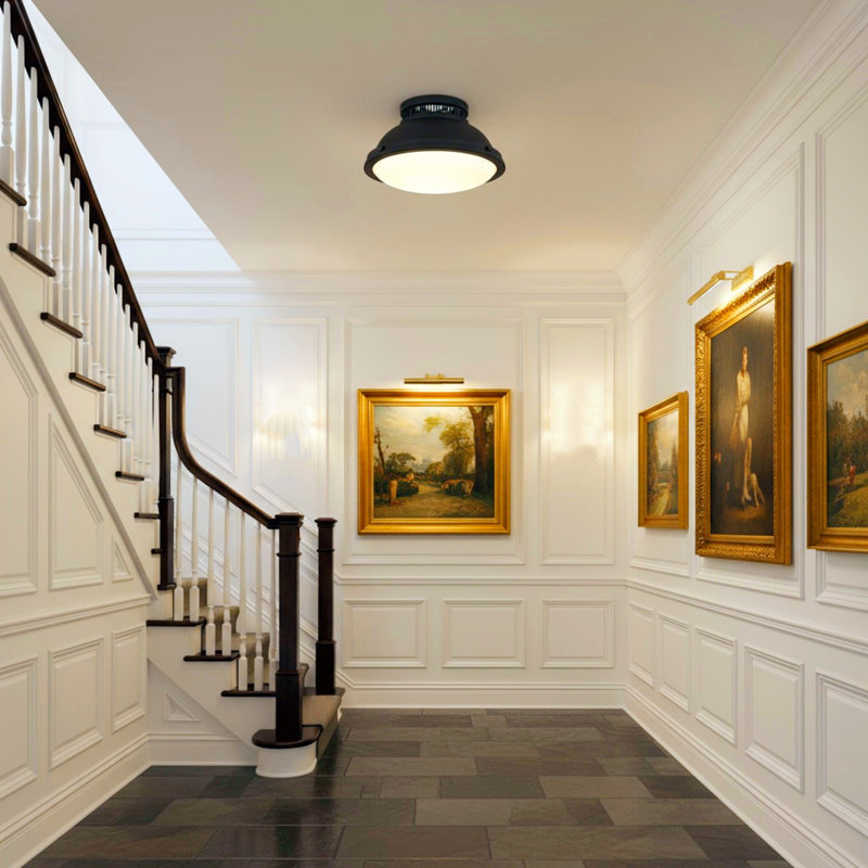 Double-Light 14-Inch Deep Ceiling Light, Suitable For Entryways, Hallways, Bathrooms, Bedrooms, And Kitchens