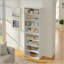 Armoire de rangement CD DVD, bibliothèque, étagère réglable à 8 couches, étagère de présentation, maison, bureau, bibliothèque double couche multifonctionnelle, peut être démontée en deux bibliothèques de rangement à 4 couches-658244435