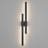 36.9”H Black Dimmable LED Outdoor Wall Lantern Sconce With Frosted Glass