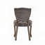 Chaise de salle à manger en velours