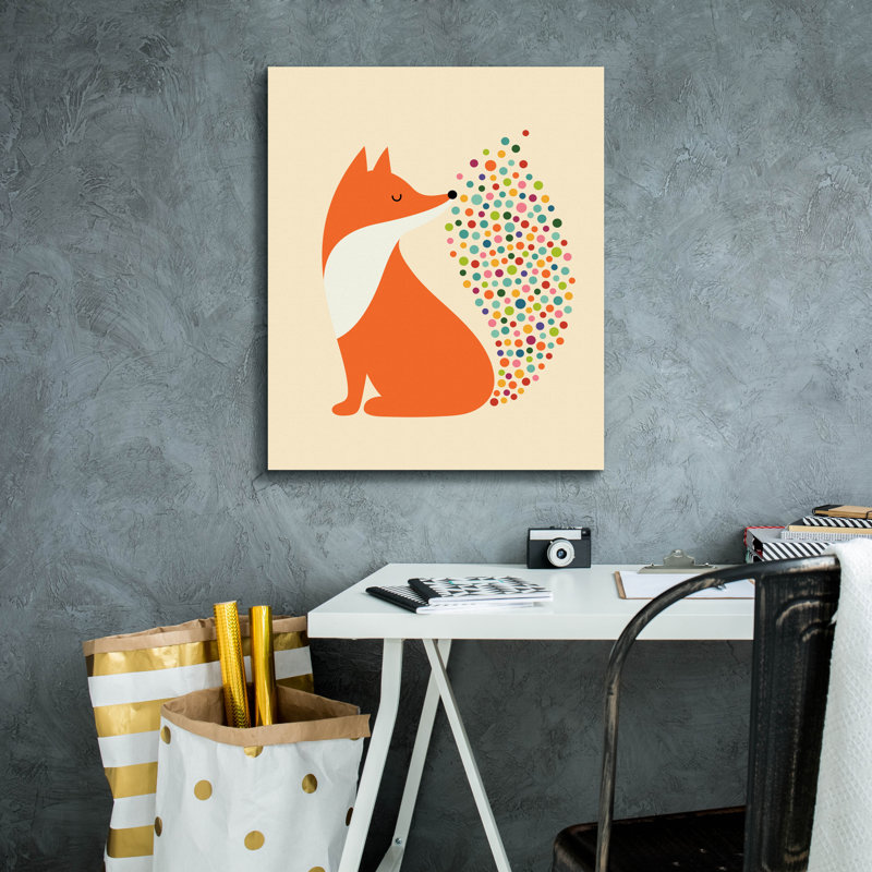 «Little Fire» par Andy Westface, art mural sur toile, 20 po x 24 po, H 24 po x l 20 po x P 0,75 po