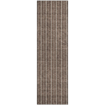 Premium Machine Washable Prisco Brown Rug