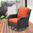 Cracraft Wicker 7 - Person Patio Conversation Set with Cushions-330112488-314512572