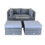 Napoli 4 Seater Rattan Sofa Set
