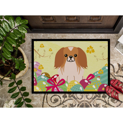 Tapis d'extérieur antidérapant Saroyan Pekingnese 27 po x 18 po