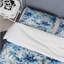 Watercolor Damask Dahlia Mirage I - Ensemble de housse de couette à motif floral-1234668526