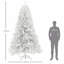 Arbre de Noël artificiel de 9 pi de hauteur, arbre de Noël non éclairé avec 2132 pointes de branches, ouverture automatique, base en acier, décor des Fêtes-246752347