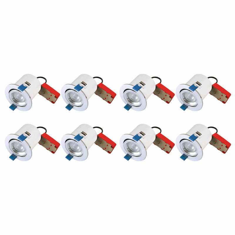 Carabooda 9.6cm Recessed Lighting Kit, Chrome