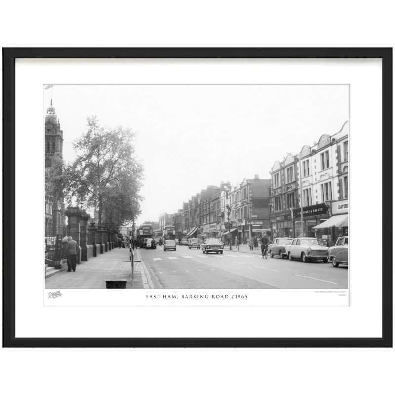 East Ham, Barking Road C1965 by Francis Frith - Single Picture Frame Print, 40cm H x 50cm W x 2.3cm D
