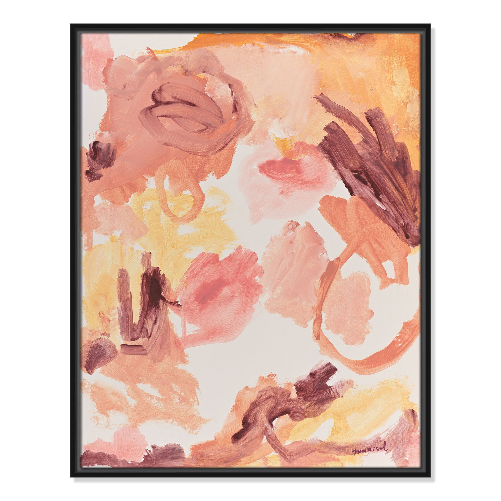 Living In A Dream Print by Marisol Evora, 23.5'' W x 29.5'' H, Black Floater