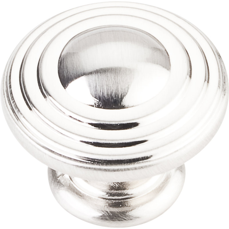 Bremen II Mushroom Knob, Satin Nickel