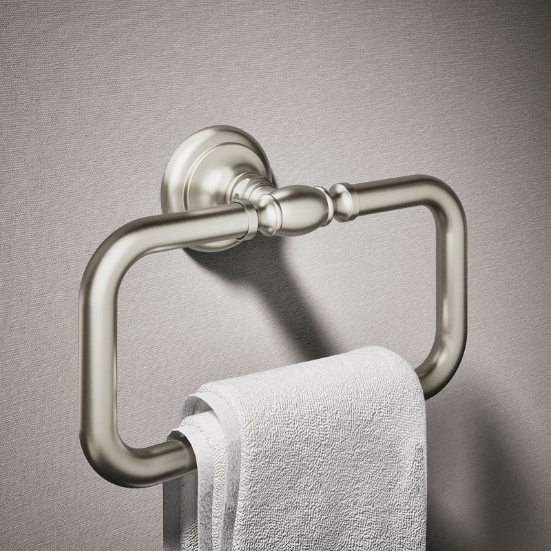 Artifacts® Towel Ring, Vibrant Brushed Nickel