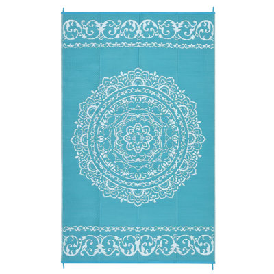 Tapis de camping réversible en plastique de paille, tapis de camping-car pour l'extérieur, entrée extérieure, cour arrière, terrasse, banc, pique-nique, camping-car