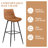 Faux Leather Modern Low Back Counter Stool-1963289085-1963289083-1963944472