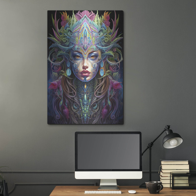 Art mural en métal Winston Porter «Dmt Art 1» par Momart, H 16 po x l 12 po