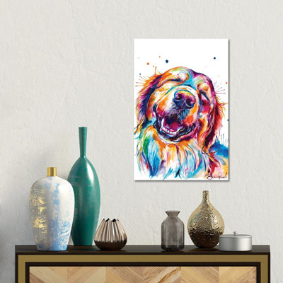 Golden Smile by Weekday Best - Gallery-Wrapped Canvas Giclée on Canvas