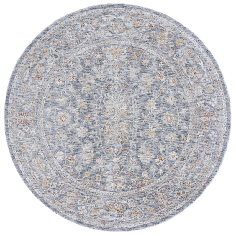 Manel 100 Performance Oriental Rug, Round 6'3"