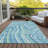 Lamanna Washable Abstract Indoor / Outdoor Rug-95453283