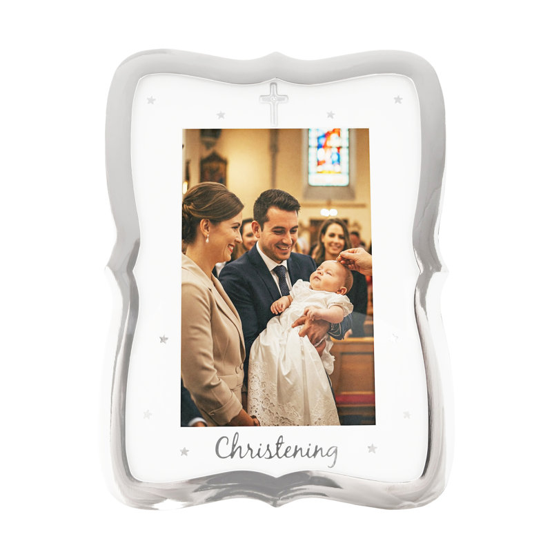 Silver Metal Picture Frame with Mat