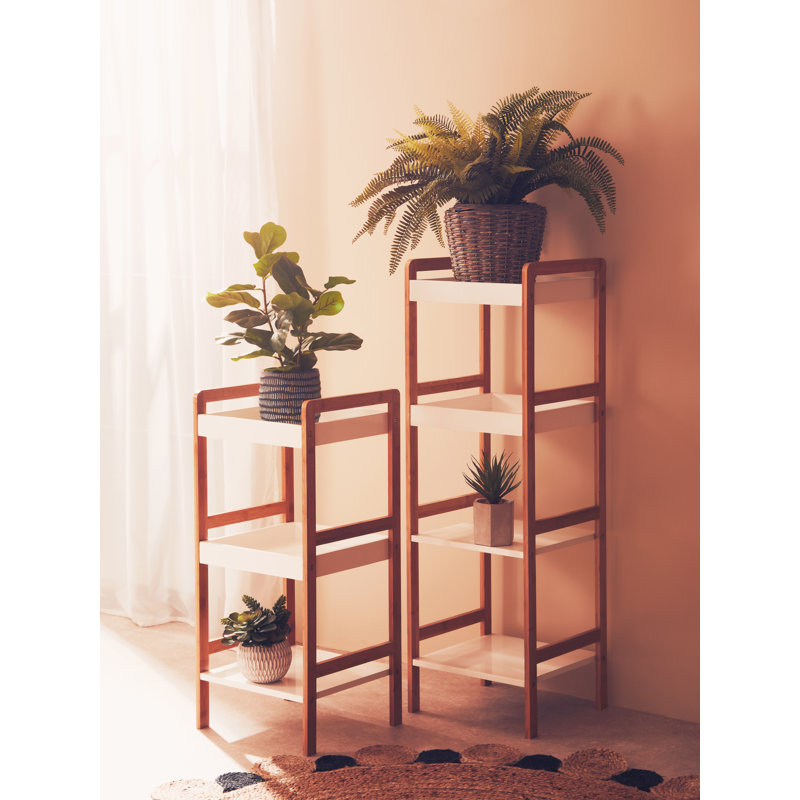 Aldaco 32cm W Solid Wood Shelving Unit