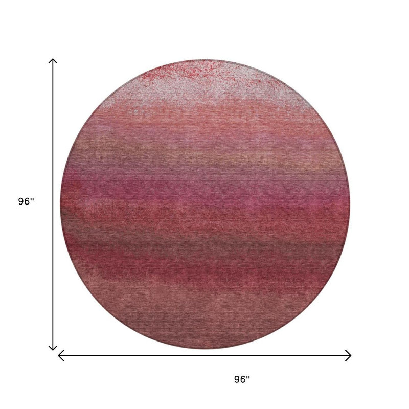 Tapis rond 8 po