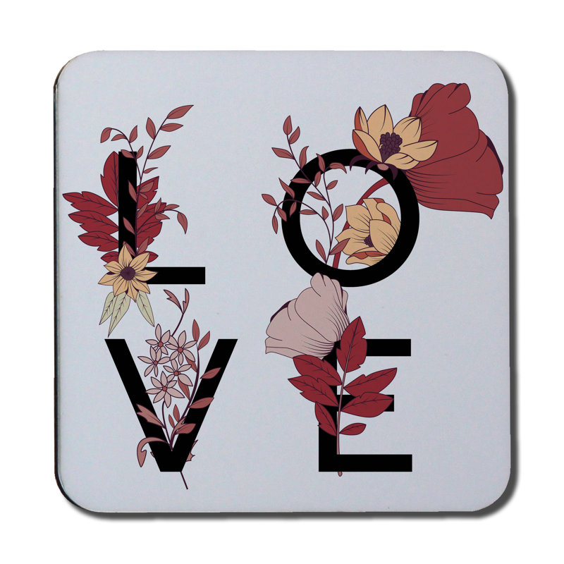 Square 6 Piece Coaster Set