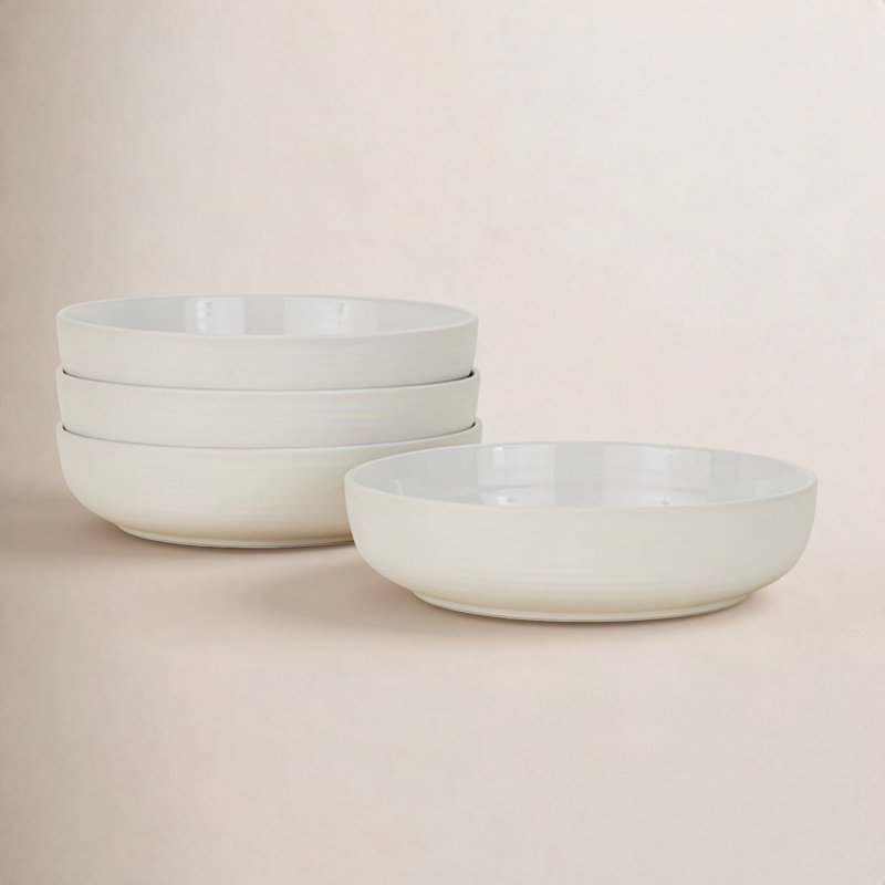 Essential Stoneware Serving Bowl, Bone