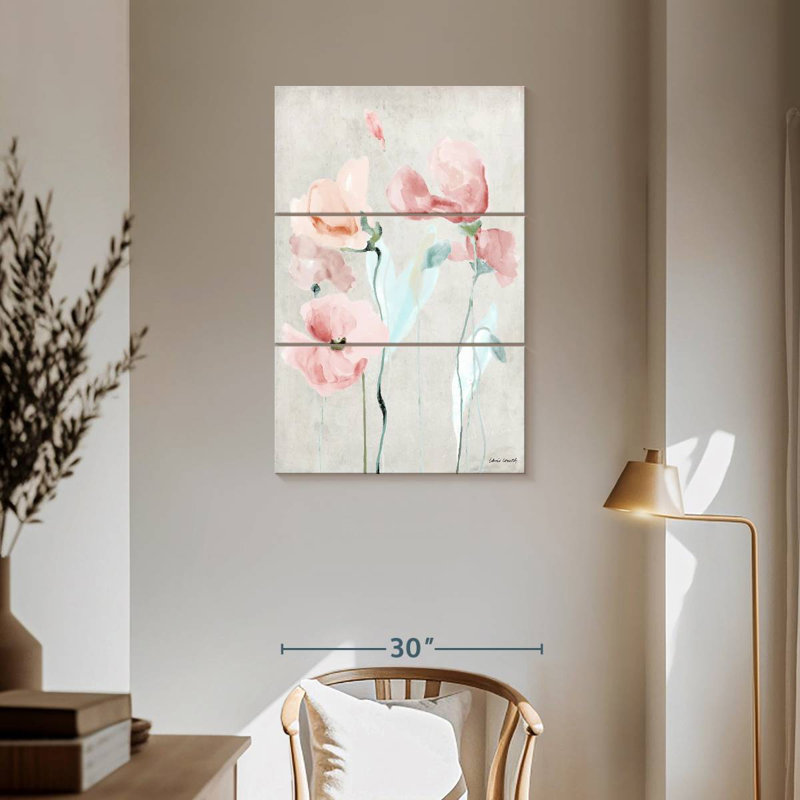 Coquelicots roses doux II