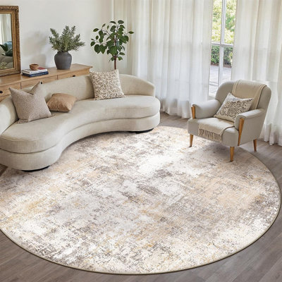 Washable Circular Carpet
