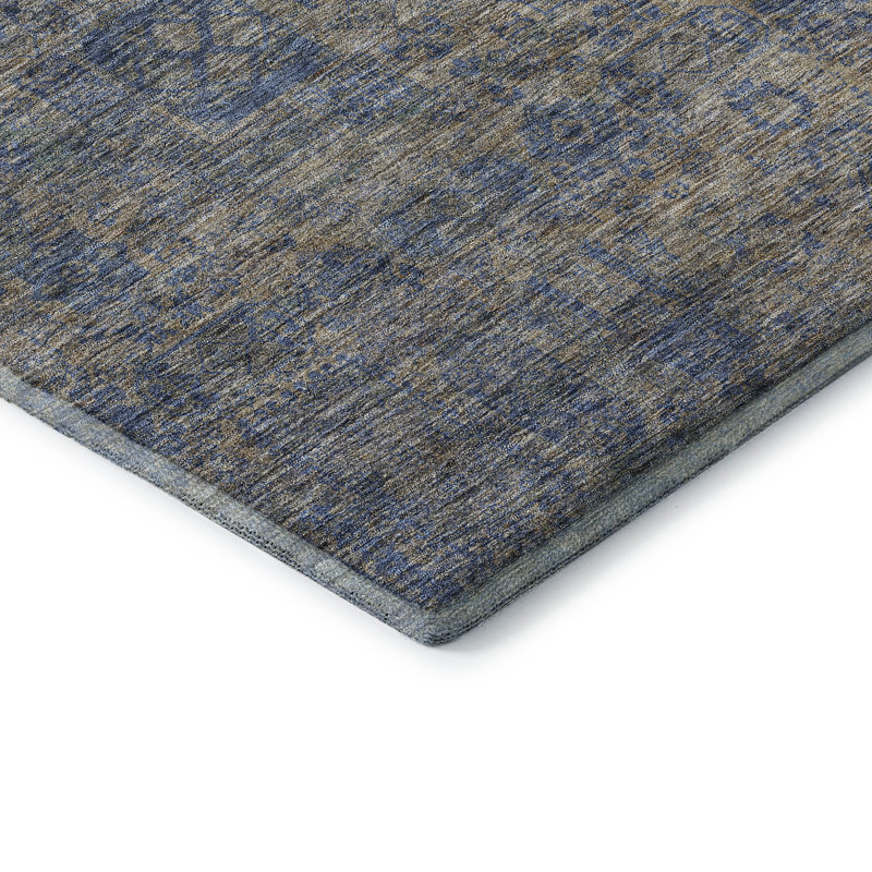 Premium Machine Washable Cerrito Khaki Rug, Rectangle 10' x 14'