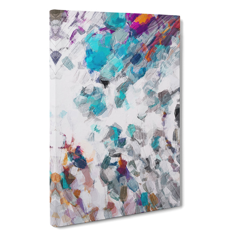 Future Code Abstract - Wrapped Canvas Print, 60cm H x 40cm W x 3cm D