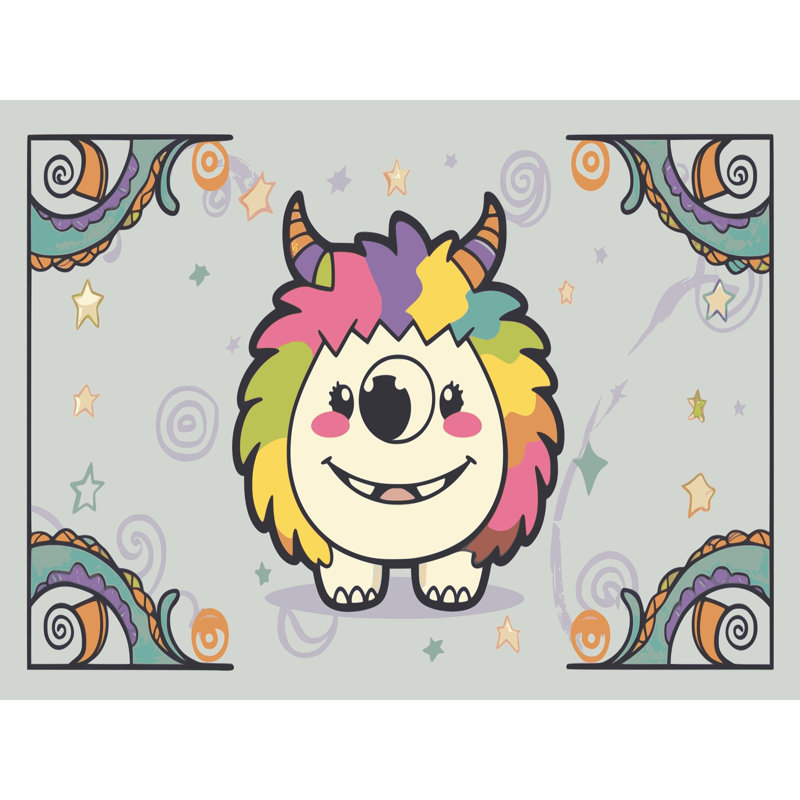 Tapis de vacances d'Halloween The Holiday Aisle®, Rectangulaire 7 pi x 10 pi