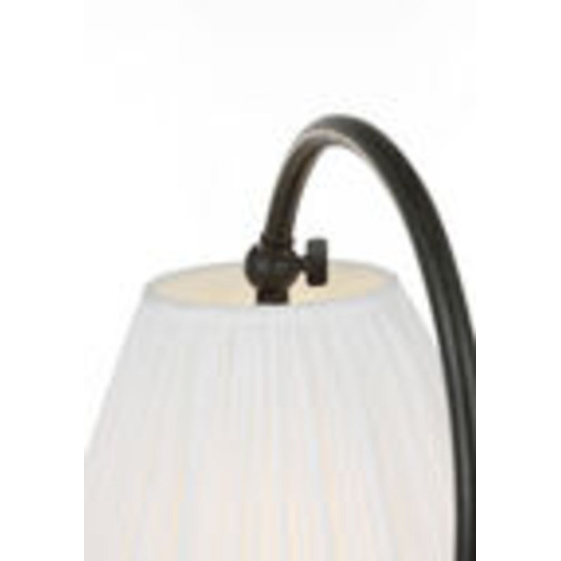Dume 24" Arched Table Lamp, Aged Iron