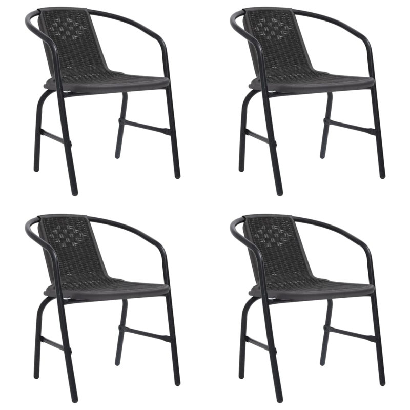 Fauteuil empilable en teck Gryselda, 4