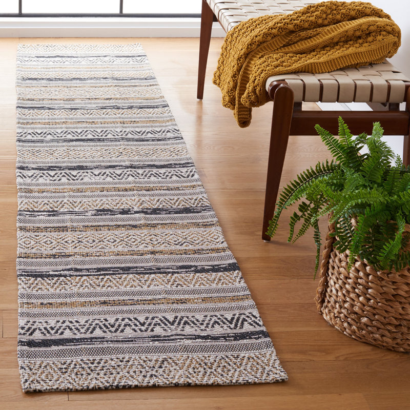 Augustine Performance Geometric Rug, Square 6'7"