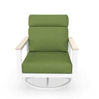 Townsend Metal Outdoor Rocking Chair With Sunbrella Cushion by Birch Lane
