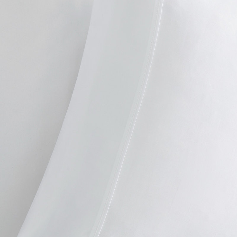 Ensemble de draps en coton biologique, Double, Blanc