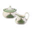 Wood Tray with 3-Piece Sugar & Creamer Set