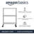 Aspermont 23.2'' W Metal Shelving Unit with Wheels