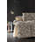 Ranforce King Quilt Cover Set, 100% Cotton, Stone Color | Duvet Cover 94.5 x 86.6 inches & (2) 23.6 x 23.6 inches Pillowcases | Machine Washable, 145 Thread Count, Elegant Pigment Printing, Button Closure-118908820-118908821
