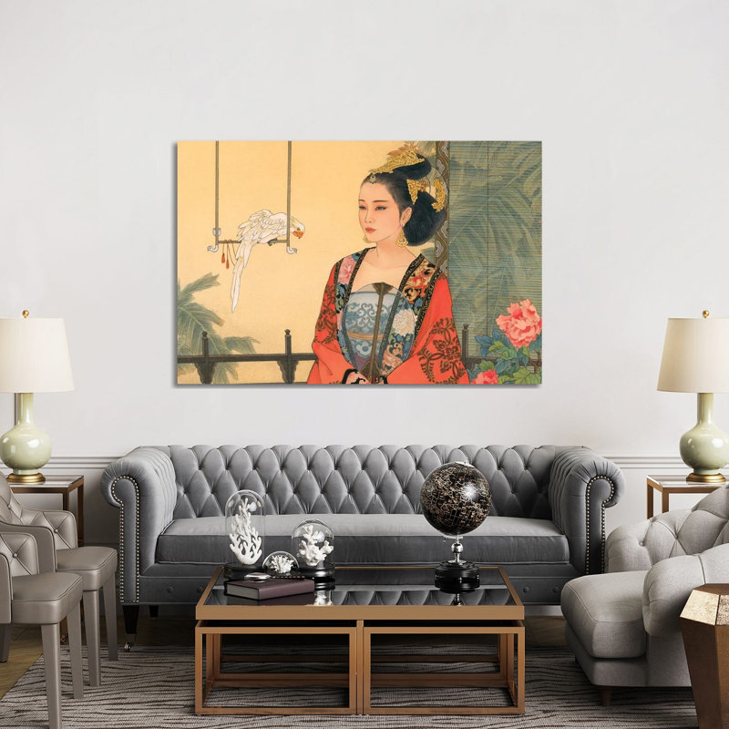 Beauty From Afar - Painting on Canvas, Wrapped Canvas, 152.5 cm H x 101.5 cm W