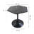 31.50"Modern Hexagonal Coffee Table-110697251