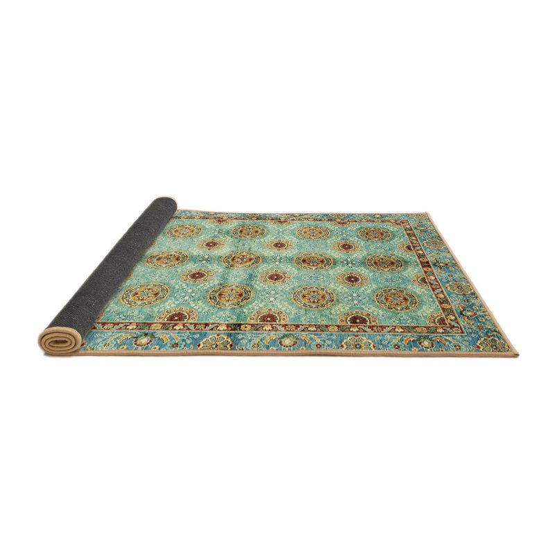 Tapis abstrait moderne 3201, Rond 5 pi