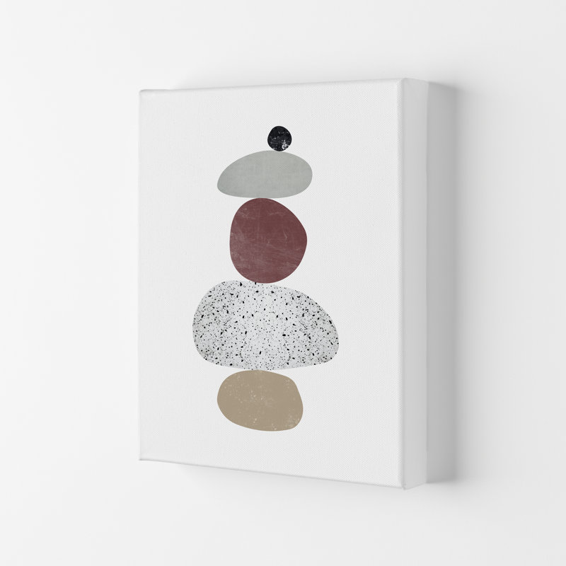 Pebbles VI - Print, 84 cm H x 59.4 cm W x 4 cm D, Wrapped Canvas