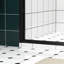 Aluminum Frame Double Sliding Glass Shower Enclosure With 1/4"  6Mm  & Tempered Glass, Safe Design, - Crash Angle For Bathroom Rust Handle-130847662