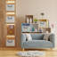 Ensemble de 4 paniers de rangement pliables en tissu avec poignées, bacs de rangement pliables, cadre en métal robuste pour le rangement à la maison, dans le placard, le bureau, la chambre de bébé ou la salle de lavage-698127981