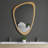 20"x30" Irregular Solid Wood Frame Decorative Mirror-10504432