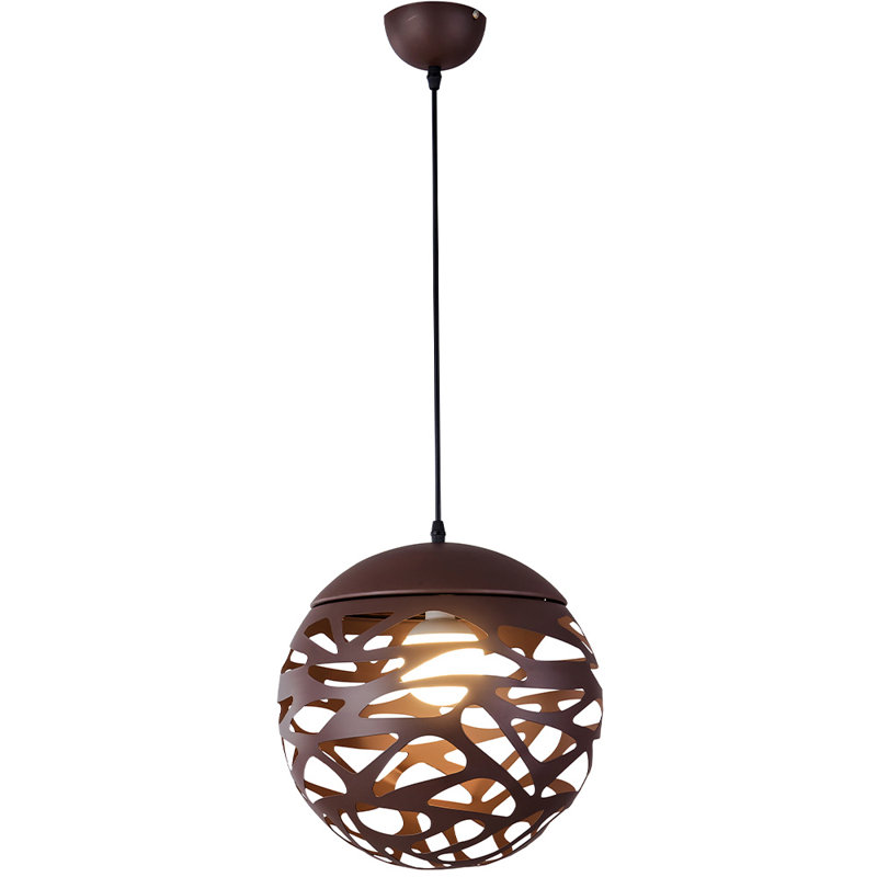 Giada Copper Ball Pendant Light – Modern Open Lampshade with E27 LED Bulb for Stylish Ceiling Lighting